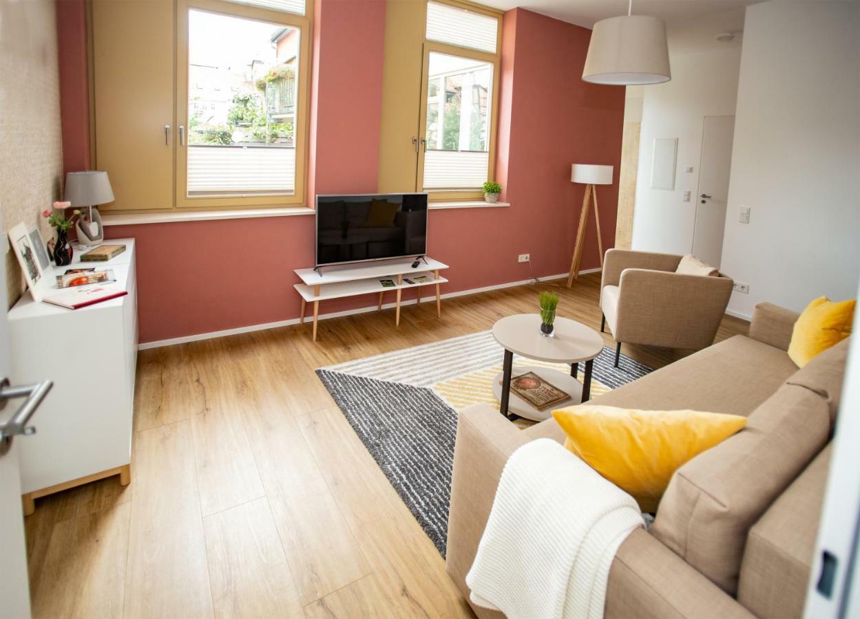 Eckhof Domizil - Grosszuegige Ferienwohnung Mit Kleinem Garten In Der Altstadt Von Гота Экстерьер фото