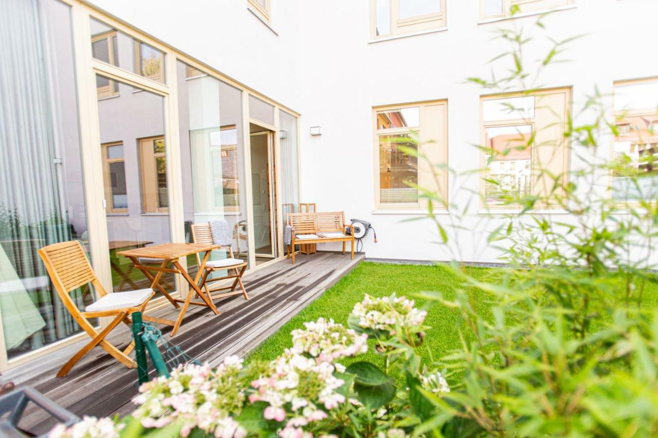 Eckhof Domizil - Grosszuegige Ferienwohnung Mit Kleinem Garten In Der Altstadt Von Гота Экстерьер фото